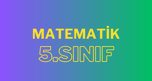 5. sınıf matematik dersi