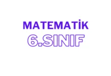 6. sınıf matematik