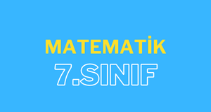 7. sınıf matematik