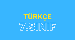7. sınıf türkçe