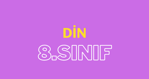 8. sınıf din dersi
