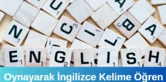 ingilizce kelime öğrenmek