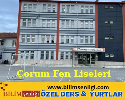 Çorum Fen Liseleri LGS Taban Puanları 2025 1 Çorum Fen Liseleri