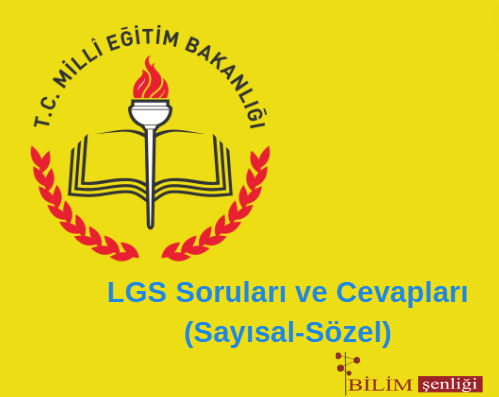 2026 LGS Soru Kitapçığı ve Cevap Anahtarı PDF İndir (MEB) 1 LGS Soruları