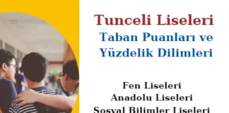 Tunceli Liseleri