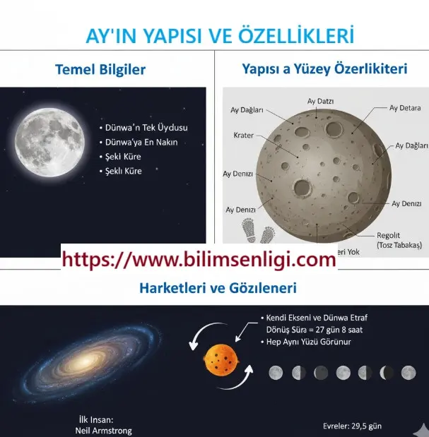 Ay'ın Yapısı ve Özellikleri