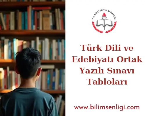 9., 10., 11. ve 12. Sınıf 2. Dönem Türk Dili ve Edebiyatı Ortak Yazılı Sınavı Tabloları Yayınlandı! 1 Türk Dili ve Edebiyatı Ortak Yazılı Sınavı Tabloları